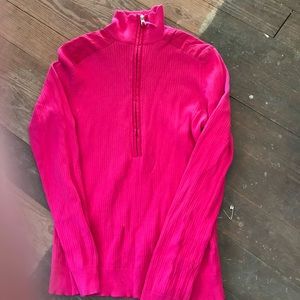 Ralph Lauren Ribbed Fuchsia